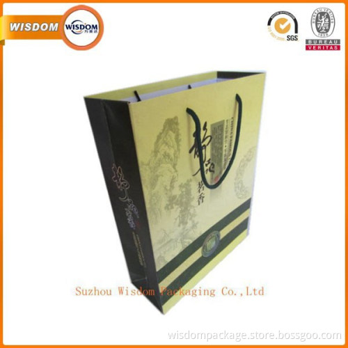 Customized tea paper bag with cotton handle